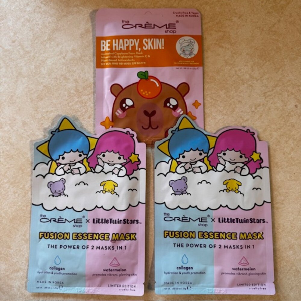 The Creme Shop Face Masks - Be Happy Skin & Little Twin Stars